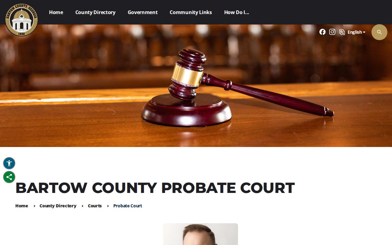 Bartow County court docket Probate Court source